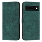 Skin Feel Stripe Pattern Leather Phone Case with Lanyard, For Google Pixel 10 / 10 Pro, For Google Pixel 9a, For Google Pixel 8a