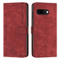 Skin Feel Stripe Pattern Leather Phone Case with Lanyard, For Google Pixel 10 / 10 Pro, For Google Pixel 9a, For Google Pixel 8a