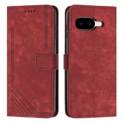 Skin Feel Stripe Pattern Leather Phone Case with Lanyard, For Google Pixel 11 Pro XL, For Google Pixel 11 / 11 Pro, For Google Pixel 10a, For Google Pixel 10 Pro XL