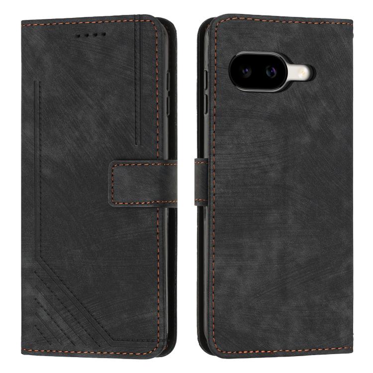 Skin Feel Stripe Pattern Leather Phone Case with Lanyard, For Google Pixel 11 Pro XL, For Google Pixel 11 / 11 Pro, For Google Pixel 10a, For Google Pixel 10 Pro XL