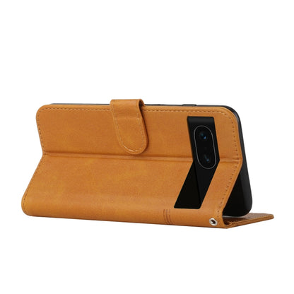 Stitching Calf Texture Buckle Leather Phone Case