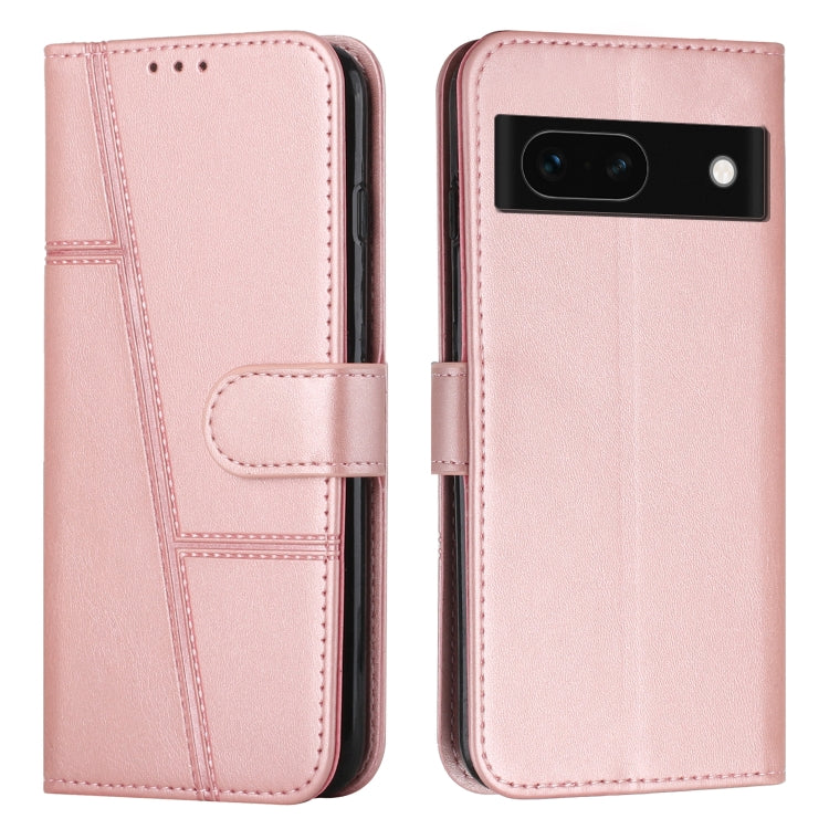 Stitching Calf Texture Buckle Leather Phone Case, For Google Pixel 10 / 10 Pro, For Google Pixel 9a, For Google Pixel 8a