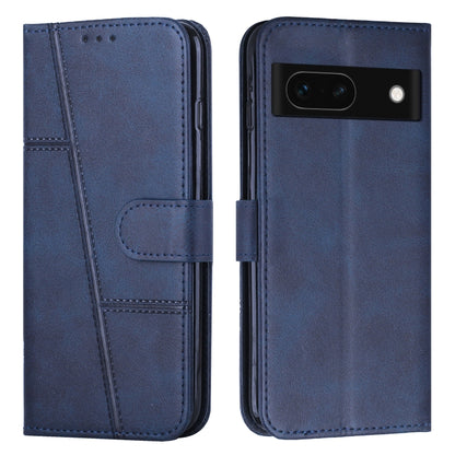 Stitching Calf Texture Buckle Leather Phone Case, For Google Pixel 10 / 10 Pro, For Google Pixel 9a, For Google Pixel 8a