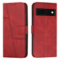 Stitching Calf Texture Buckle Leather Phone Case, For Google Pixel 10 / 10 Pro, For Google Pixel 9a, For Google Pixel 8a