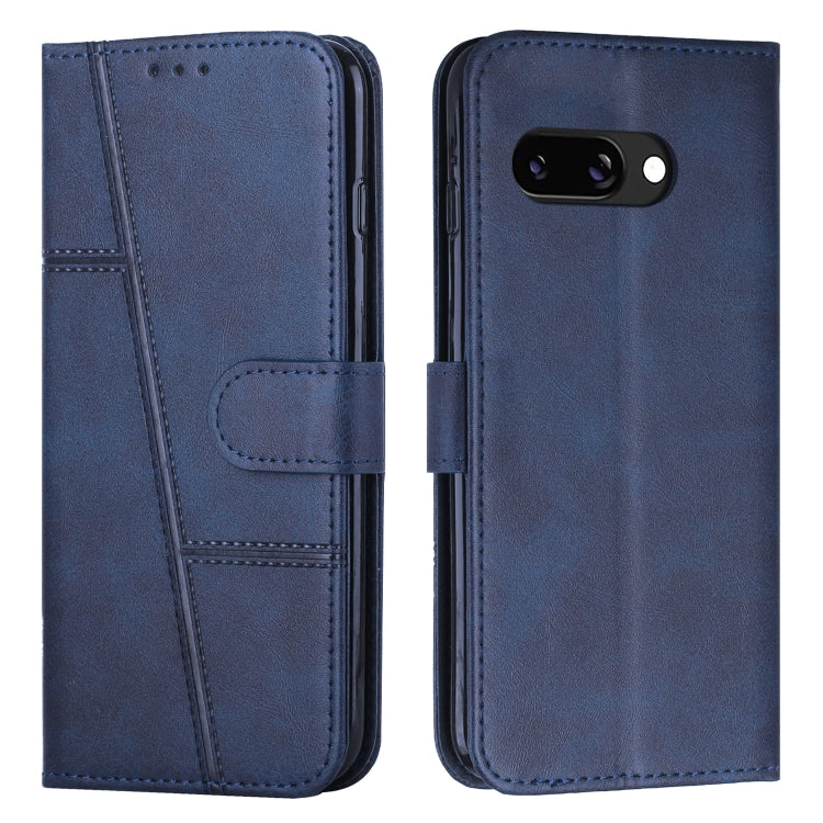 Stitching Calf Texture Buckle Leather Phone Case