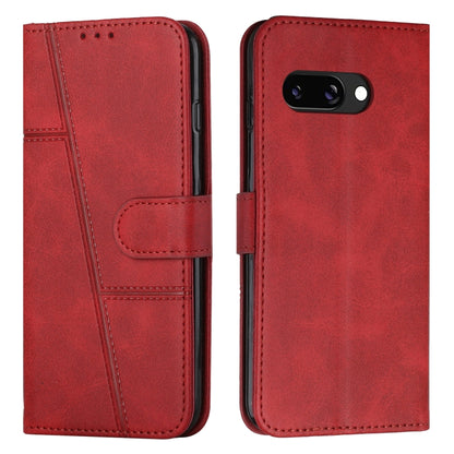 Stitching Calf Texture Buckle Leather Phone Case