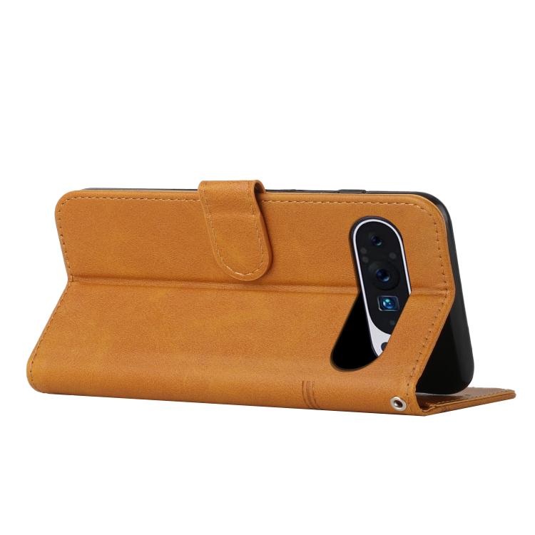 Stitching Calf Texture Buckle Leather Phone Case, For Google Pixel 10 / 10 Pro, For Google Pixel 9a, For Google Pixel 8a