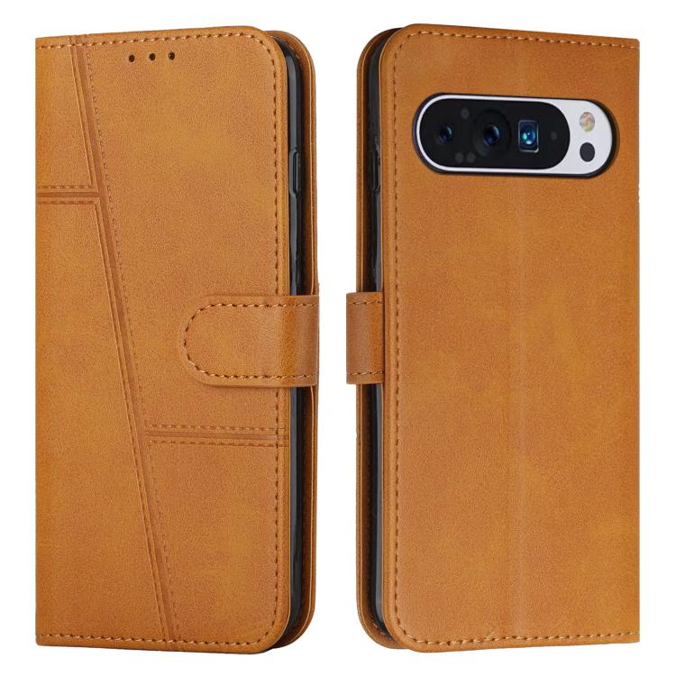 Stitching Calf Texture Buckle Leather Phone Case, For Google Pixel 10 / 10 Pro, For Google Pixel 9a, For Google Pixel 8a