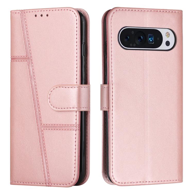 Stitching Calf Texture Buckle Leather Phone Case, For Google Pixel 10 / 10 Pro, For Google Pixel 9a, For Google Pixel 8a