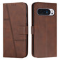 Stitching Calf Texture Buckle Leather Phone Case, For Google Pixel 10 / 10 Pro, For Google Pixel 9a, For Google Pixel 8a