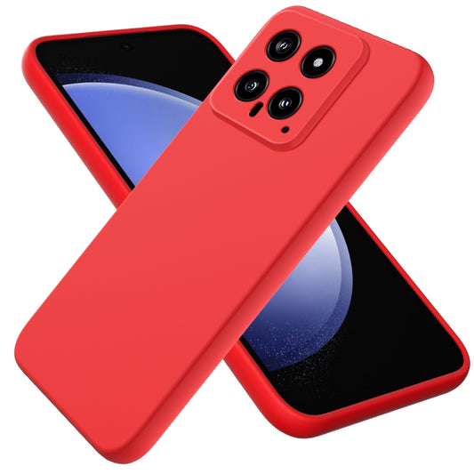 Solid Color Liquid Silicone Dropproof Full Coverage Phone Case, For Xiaomi 14, For Xiaomi Redmi Note 13 5G Global, For Xiaomi Redmi Note 13 Pro+ 5G Global, For Xiaomi 13T/13T Pro/Redmi K60 Ultra, For Xiaomi Redmi K70/K70 Pro