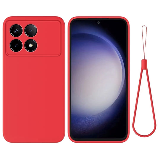 Solid Color Liquid Silicone Dropproof Full Coverage Phone Case, For Xiaomi Poco X6 Pro 5G/Redmi K70E, For Xiaomi Poco X6 5G, For Xiaomi Redmi  Note 13 Pro 5G Global/Poco X6 5G, For Xiaomi 14 Ultra, For Xiaomi Poco C65/Redmi 13C 4G, For Xiaomi 14 Pro
