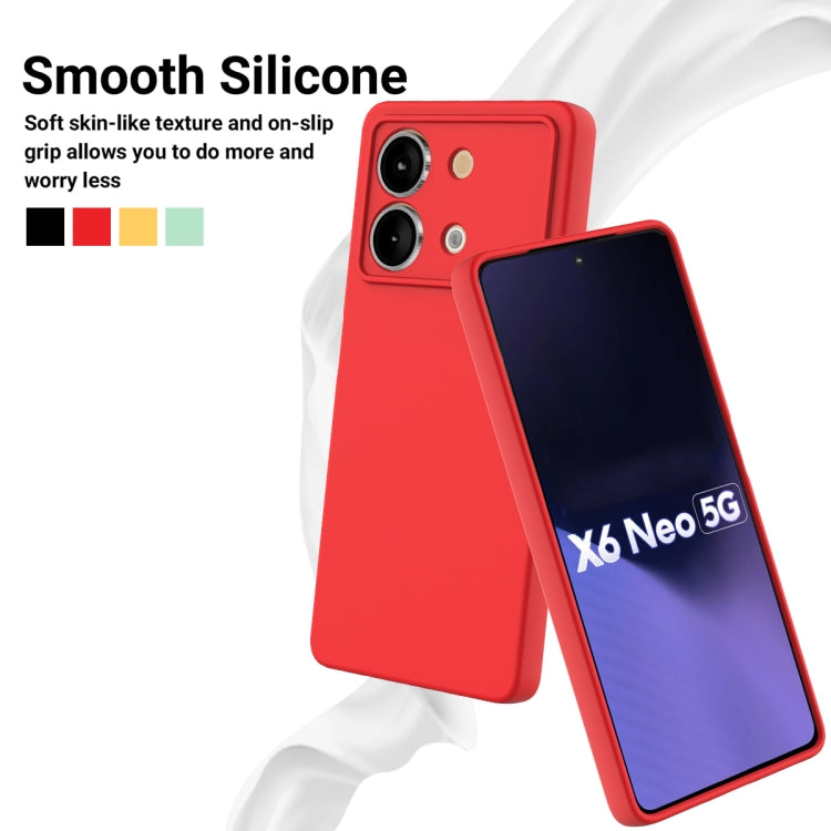 Solid Color Liquid Silicone Dropproof Full Coverage Phone Case, Series 1