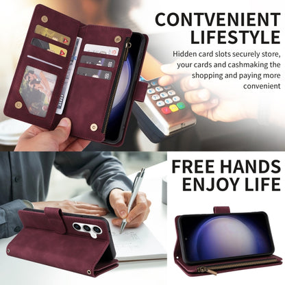 Crossbody Multi-card Slot Wallet Zipper Leather Phone Case