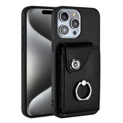 Organ Card Bag Ring Holder Phone Case, For iPhone 16, For iPhone 15 Pro Max, For iPhone 15 Pro, For iPhone 15 Plus