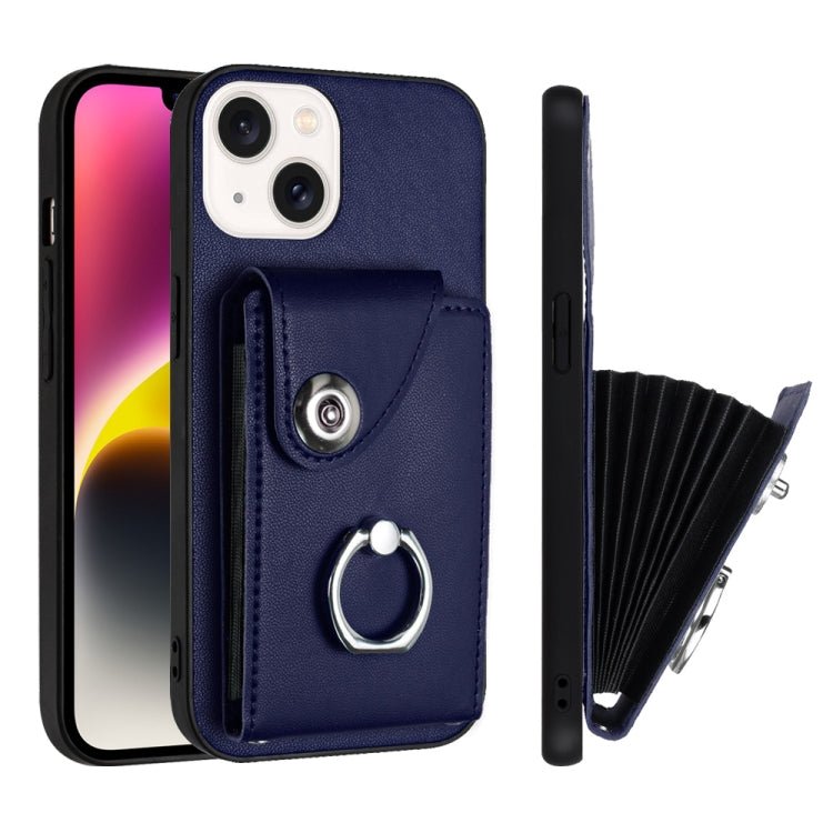 Organ Card Bag Ring Holder Phone Case, For iPhone 15, For iPhone 14 Plus, For iPhone 14, For iPhone 14 Pro