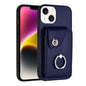 Organ Card Bag Ring Holder Phone Case, For iPhone 15, For iPhone 14 Plus, For iPhone 14, For iPhone 14 Pro