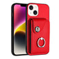 Organ Card Bag Ring Holder Phone Case, For iPhone 15, For iPhone 14 Plus, For iPhone 14, For iPhone 14 Pro