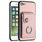 Organ Card Bag Ring Holder Phone Case, For iPhone 14 Pro Max, For iPhone SE 2022 / 2020 / 8 / 7, For iPhone 13 Pro Max, For iPhone 13 Pro