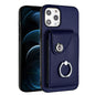 Organ Card Bag Ring Holder Phone Case, For iPhone 13, For iPhone 13 mini, For iPhone 12, For iPhone 12 Pro Max