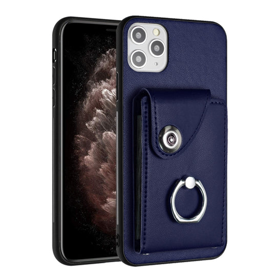 Organ Card Bag Ring Holder Phone Case, For iPhone 11 Pro, For iPhone X / XS, For iPhone XR, For iPhone XS Max