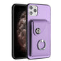 Organ Card Bag Ring Holder Phone Case, For iPhone 11 Pro, For iPhone X / XS, For iPhone XR, For iPhone XS Max