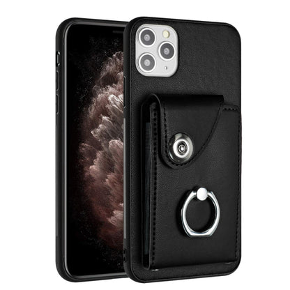 Organ Card Bag Ring Holder Phone Case, For iPhone 11 Pro, For iPhone X / XS, For iPhone XR, For iPhone XS Max