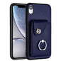 Organ Card Bag Ring Holder Phone Case, For iPhone 11 Pro, For iPhone X / XS, For iPhone XR, For iPhone XS Max