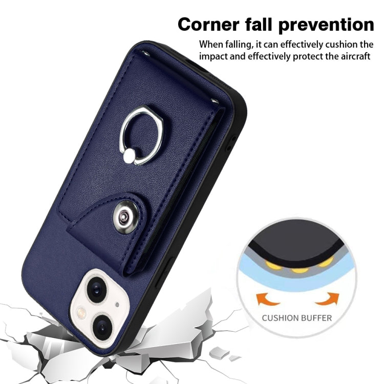 Organ Card Bag Ring Holder Phone Case, For iPhone 13, For iPhone 13 mini, For iPhone 12, For iPhone 12 Pro Max