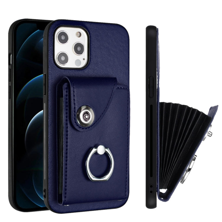 Organ Card Bag Ring Holder Phone Case, For iPhone 12 Pro, For iPhone 12 mini, For iPhone 11 Pro Max, For iPhone 11