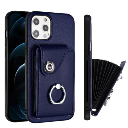 Organ Card Bag Ring Holder Phone Case, For iPhone 12 Pro, For iPhone 12 mini, For iPhone 11 Pro Max, For iPhone 11