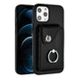 Organ Card Bag Ring Holder Phone Case, For iPhone 12 Pro, For iPhone 12 mini, For iPhone 11 Pro Max, For iPhone 11