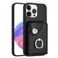 Organ Card Bag Ring Holder Phone Case, For iPhone Air, For iPhone 16 Pro Max, For iPhone 16 Pro, For iPhone 16 Plus
