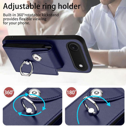 Organ Card Bag Ring Holder Phone Case, For iPhone Air, For iPhone 16 Pro Max, For iPhone 16 Pro, For iPhone 16 Plus