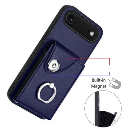 Organ Card Bag Ring Holder Phone Case, For iPhone Air, For iPhone 16 Pro Max, For iPhone 16 Pro, For iPhone 16 Plus