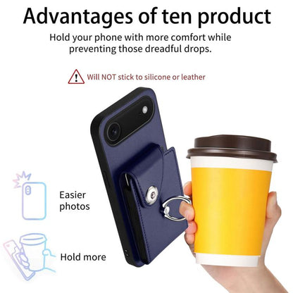 Organ Card Bag Ring Holder Phone Case, For iPhone Air, For iPhone 16 Pro Max, For iPhone 16 Pro, For iPhone 16 Plus