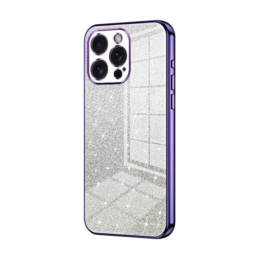 Gradient Glitter Powder Electroplated Phone Case, For iPhone 15 Pro Max, For iPhone 15 Pro, For iPhone 15 Plus
