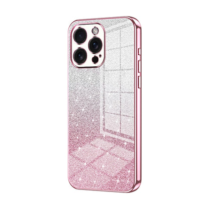 Gradient Glitter Powder Electroplated Phone Case, For iPhone 15 Pro Max, For iPhone 15 Pro, For iPhone 15 Plus