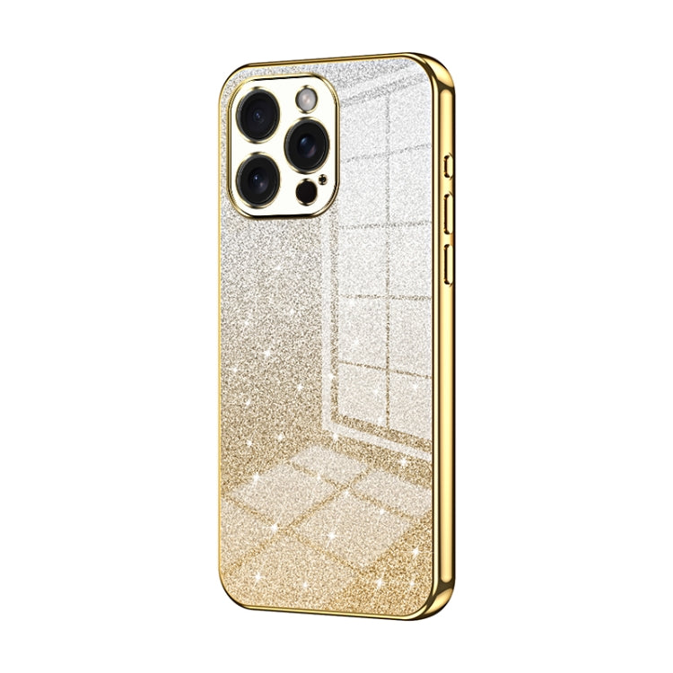Gradient Glitter Powder Electroplated Phone Case, For iPhone 15 Pro Max, For iPhone 15 Pro, For iPhone 15 Plus