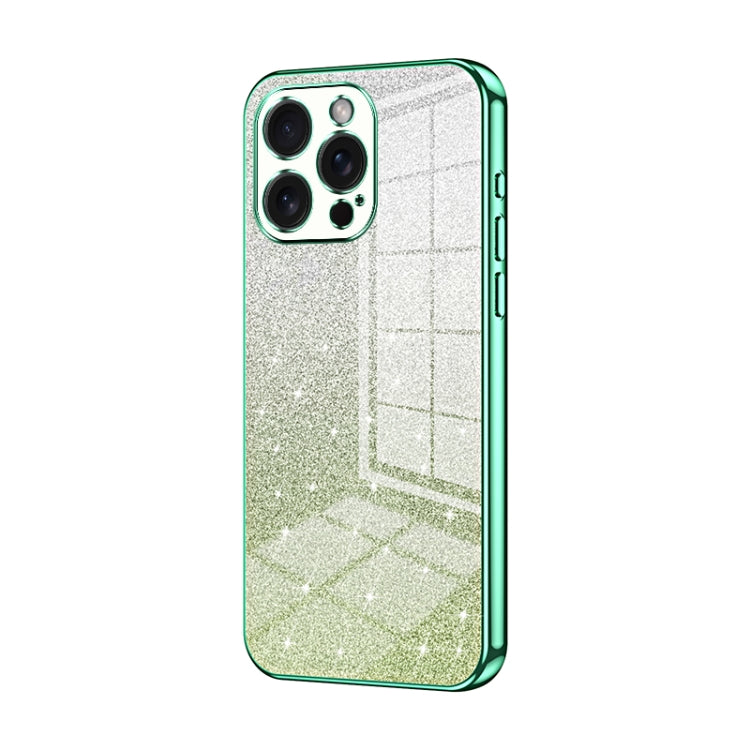 Gradient Glitter Powder Electroplated Phone Case, For iPhone 15 Pro Max, For iPhone 15 Pro, For iPhone 15 Plus