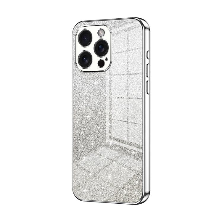 Gradient Glitter Powder Electroplated Phone Case, For iPhone 15 Pro Max, For iPhone 15 Pro, For iPhone 15 Plus
