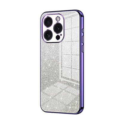 Gradient Glitter Powder Electroplated Phone Case, For iPhone 15 Pro Max, For iPhone 15 Pro, For iPhone 15 Plus