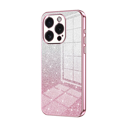 Gradient Glitter Powder Electroplated Phone Case, For iPhone 15 Pro Max, For iPhone 15 Pro, For iPhone 15 Plus