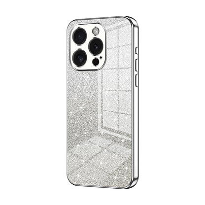 Gradient Glitter Powder Electroplated Phone Case, For iPhone 15 Pro Max, For iPhone 15 Pro, For iPhone 15 Plus