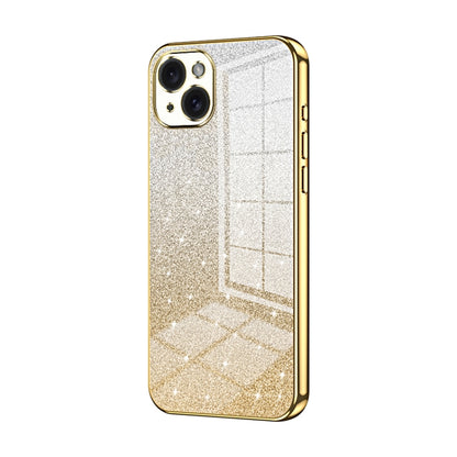 Gradient Glitter Powder Electroplated Phone Case, For iPhone 15 Pro Max, For iPhone 15 Pro, For iPhone 15 Plus