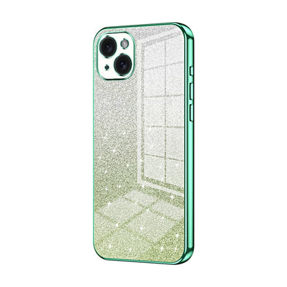 Gradient Glitter Powder Electroplated Phone Case, For iPhone 15 Pro Max, For iPhone 15 Pro, For iPhone 15 Plus