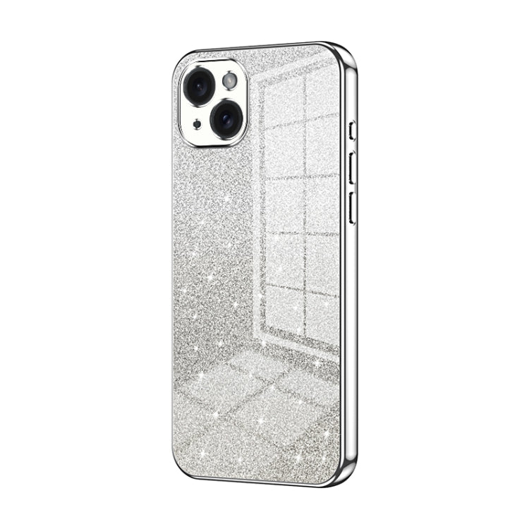 Gradient Glitter Powder Electroplated Phone Case, For iPhone 15 Pro Max, For iPhone 15 Pro, For iPhone 15 Plus