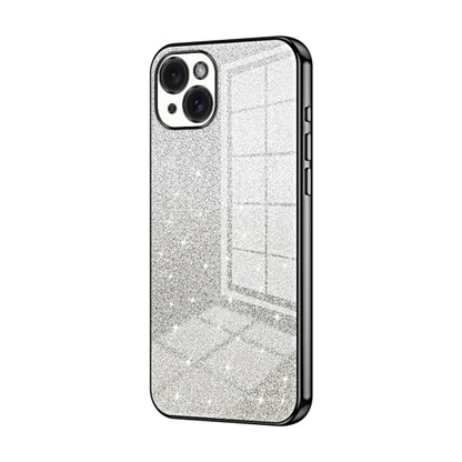 Gradient Glitter Powder Electroplated Phone Case, For iPhone 15 Pro Max, For iPhone 15 Pro, For iPhone 15 Plus