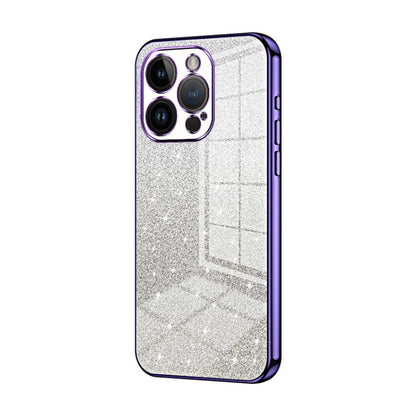 Gradient Glitter Powder Electroplated Phone Case, For iPhone 14 Pro, For iPhone 14 Pro Max, For iPhone SE 2022 / 2020 / 8 / 7