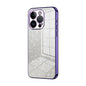 Gradient Glitter Powder Electroplated Phone Case, For iPhone 14 Pro, For iPhone 14 Pro Max, For iPhone SE 2022 / 2020 / 8 / 7